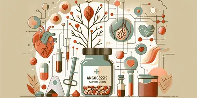 Illustration of Angiogenesis suppression
