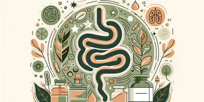 Illustration of gut microbiota regulation
