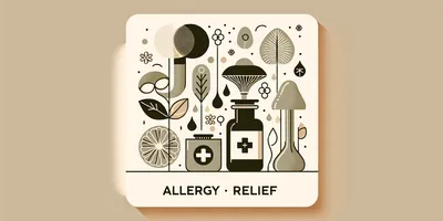Illustration of allergy relief